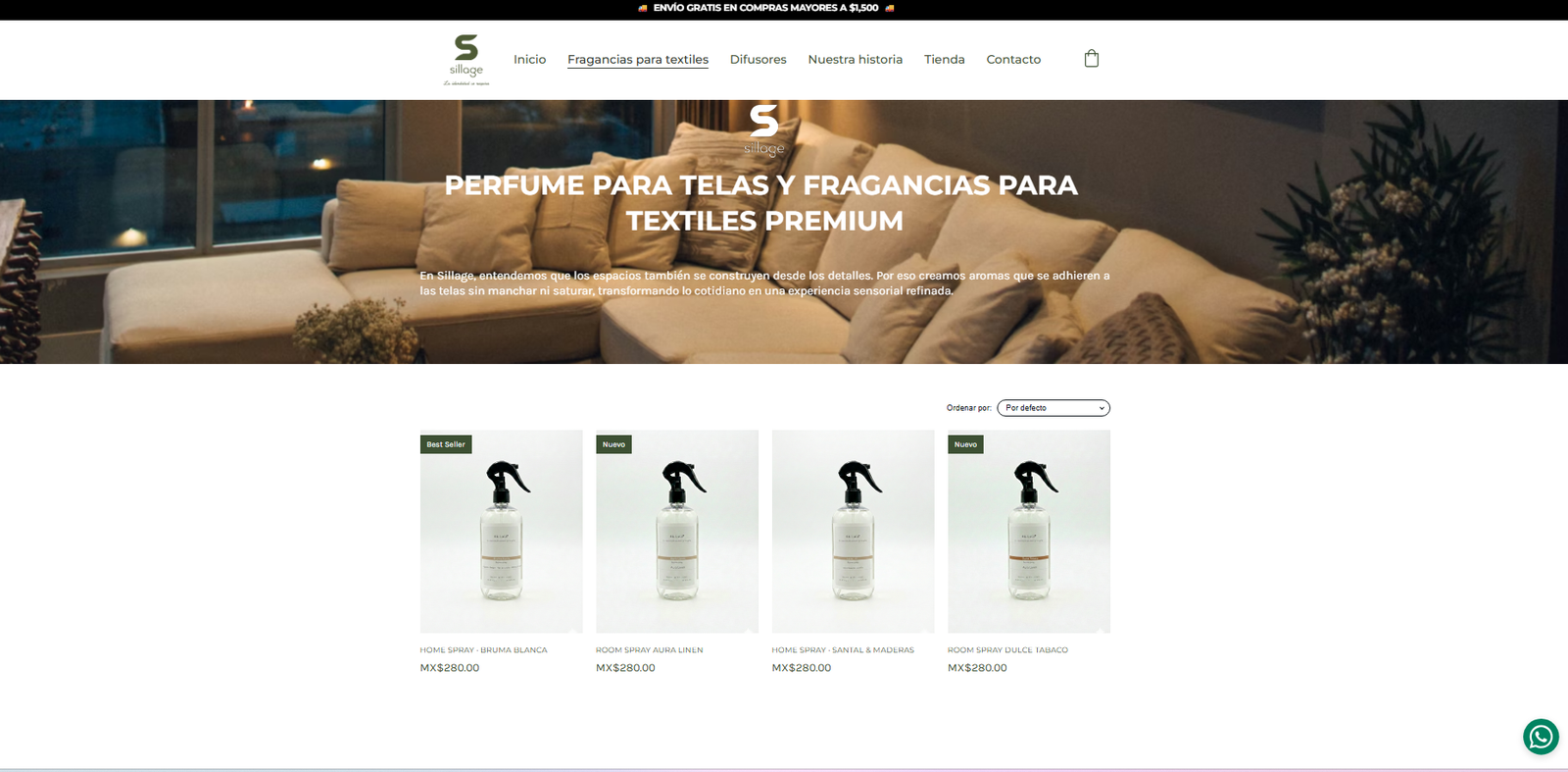pagina-sillage-tienda-productos